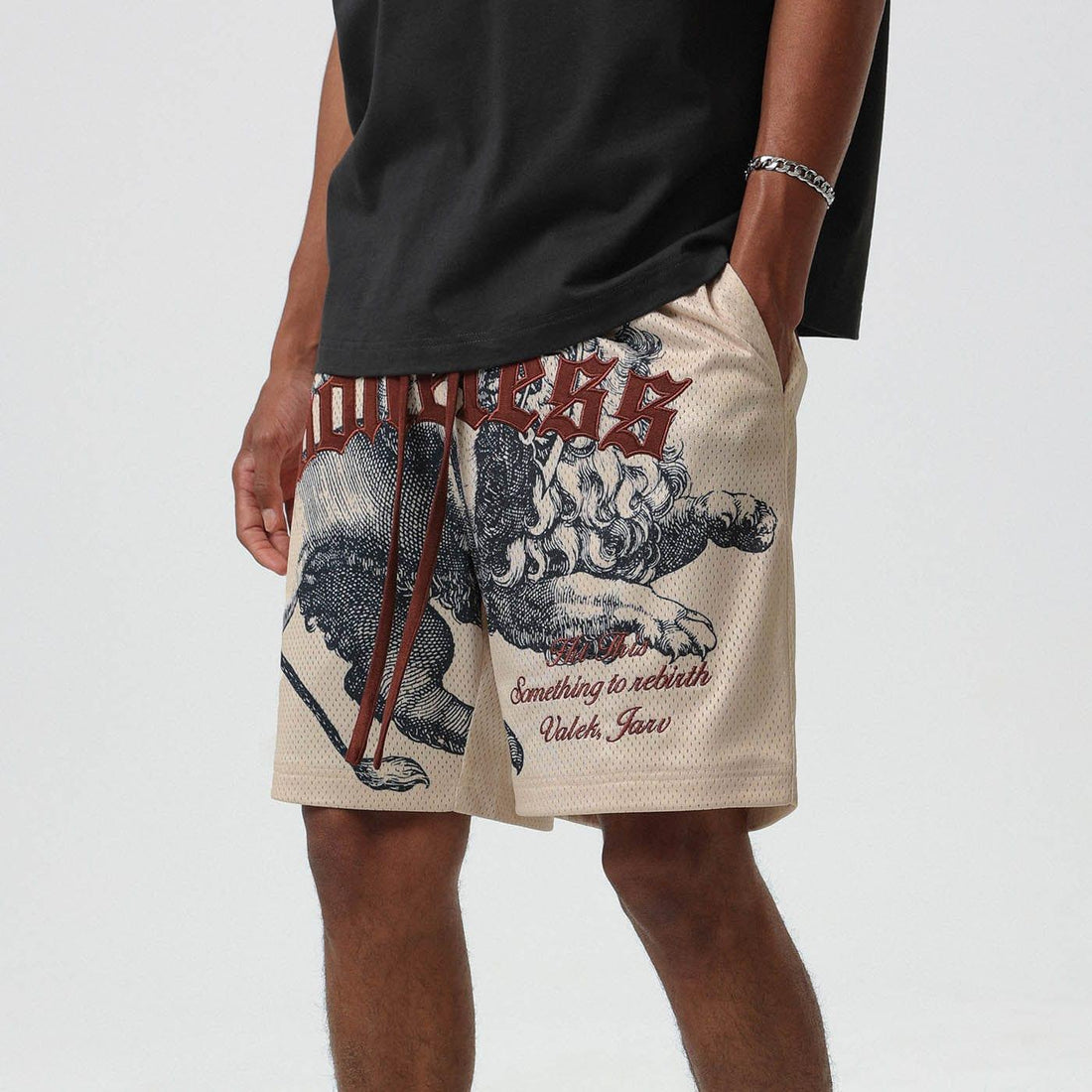 BONELESS Mythical Creature Gothic Shorts